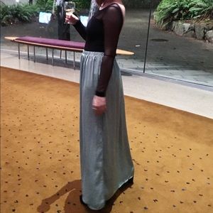 Zara Turquoise Maxi Skirt